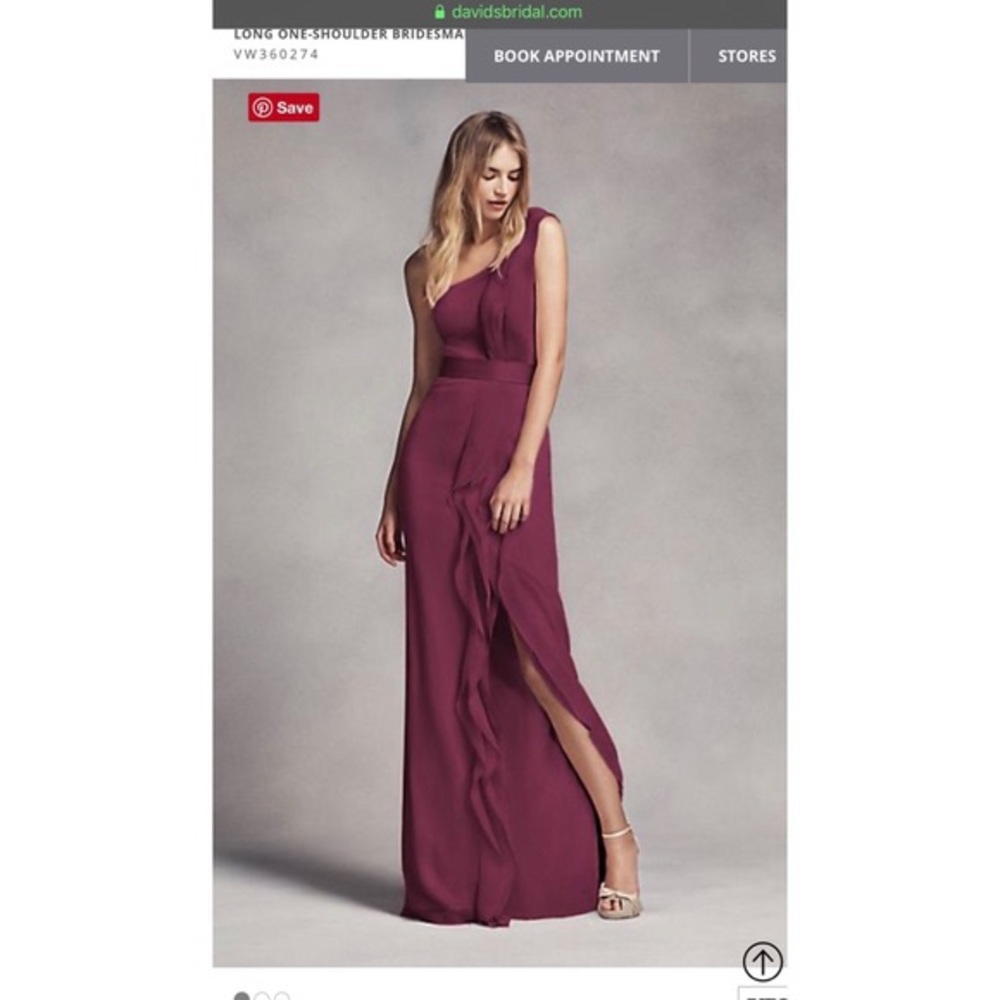 White by Vera Wang bridesmaid dresses. Worn once.